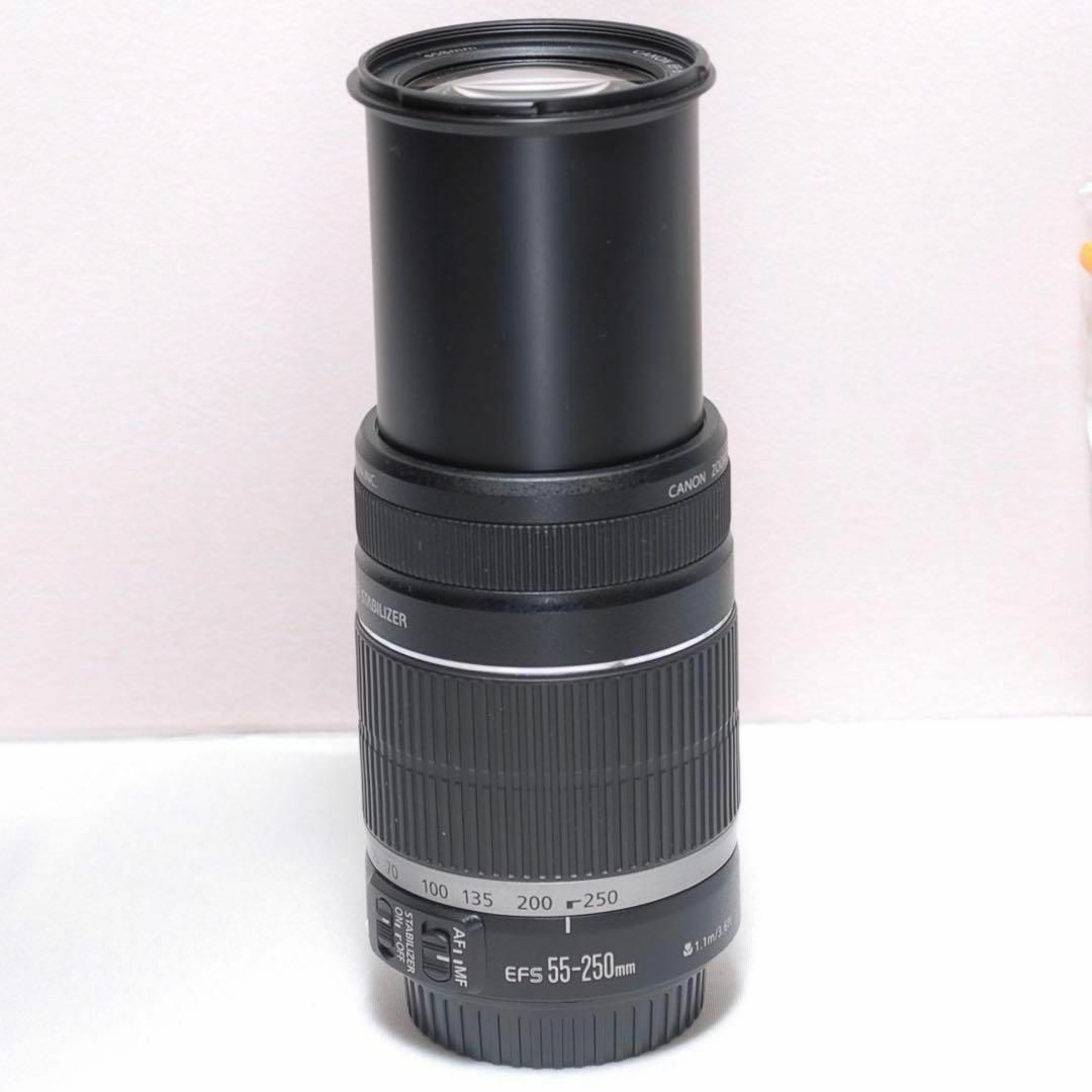 望遠レンズ✨EF-S 55-250mm 1:4-5.6 IS✨手振れ補正付き✨の通販