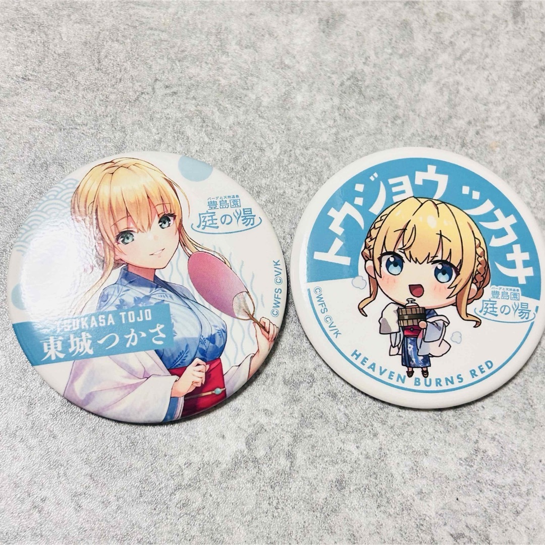 新品ヘブバン 東城つかさ 缶バッジ エンタメ/ホビーのおもちゃ/ぬいぐるみ(キャラクターグッズ)の商品写真