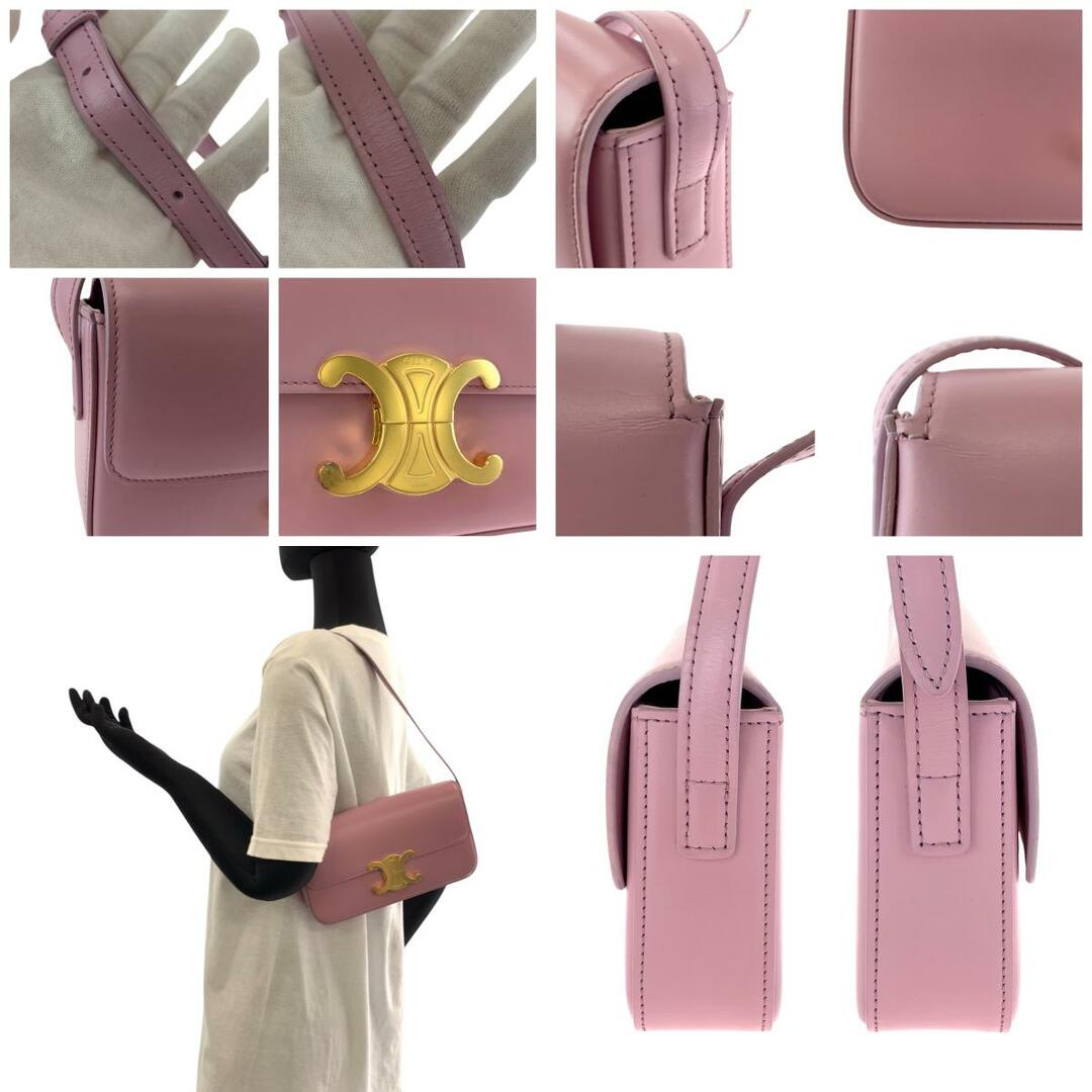 CELINE - 超美品 CELINE セリーヌ トリオンフ ピンク ゴールド CELINE - 超美品 CELINE セリーヌ トリオンフ ピンク ゴールド