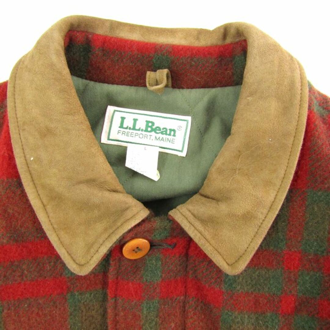 L.L.Bean - エルエルビーン ウールジャケット チェック柄 USA製 L.L.Bean - エルエルビーン ウールジャケット チェック柄 USA製