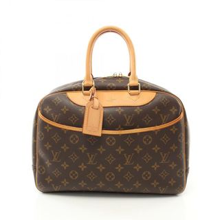 ルイヴィトン(LOUIS VUITTON)のルイ・ヴィトン LOUIS VUITTON ドーヴィル ボーリングヴァニティ ハンドバッグ バッグ PVCコーティングキャンバス レザー モノグラム レディース ブラウン系 M47270 【中古】(ハンドバッグ)