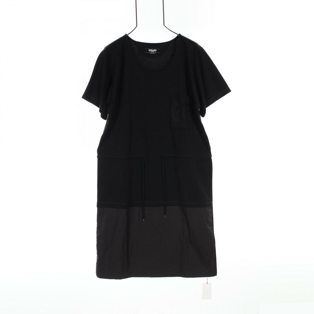 HERMES - エルメス 刺繍ポケット付き Tシャツ ワンピースの通販 HERMES - エルメス 刺繍ポケット付き Tシャツ ワンピースの通販