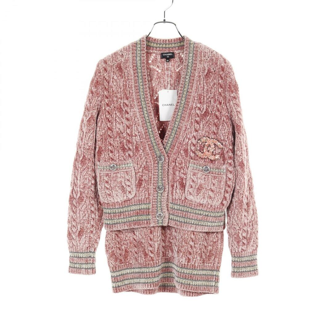 CHANEL - シャネル ココマーク ケーブルニット カーディガン CHANEL - シャネル ココマーク ケーブルニット カーディガン