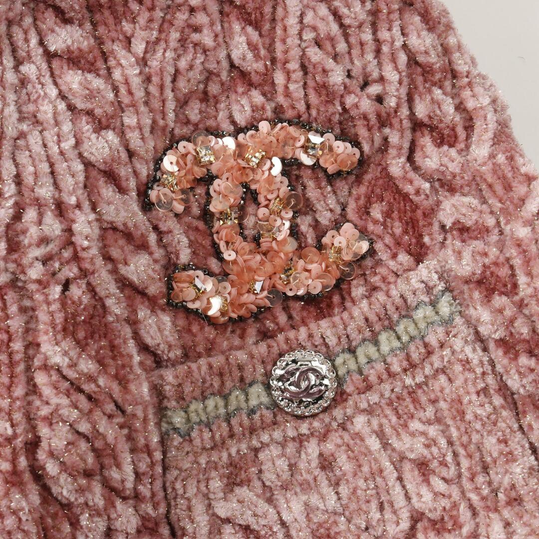 CHANEL - シャネル ココマーク ケーブルニット カーディガン CHANEL - シャネル ココマーク ケーブルニット カーディガン