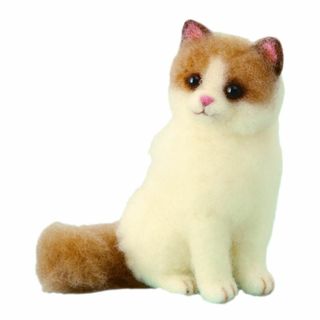 ハマナカ 羊毛フェルトキット アクレーヌでつくる かわいい DOG & CAT (その他)