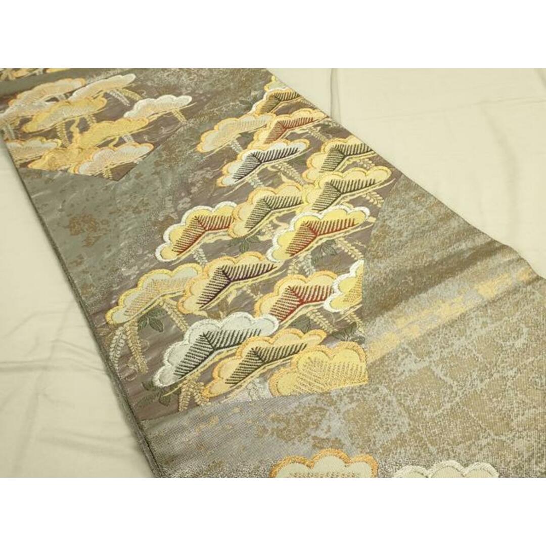 平和屋着物◎佐賀錦 六通柄袋帯 色紙松文 金銀糸 引箔 正絹 逸品 平和屋着物◎佐賀錦 六通柄袋帯 色紙松文 金銀糸 引箔 正絹 逸品