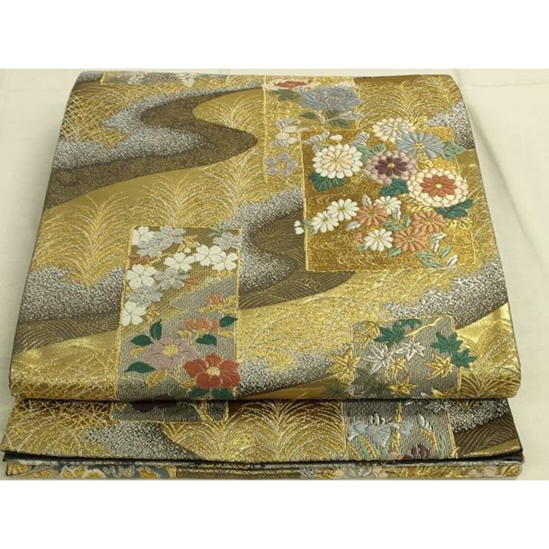 平和屋着物◎全通柄袋帯 唐織 弐図物語 金銀糸 引箔 正絹 逸品 平和屋着物◎全通柄袋帯 唐織 弐図物語 金銀糸 引箔 正絹 逸品