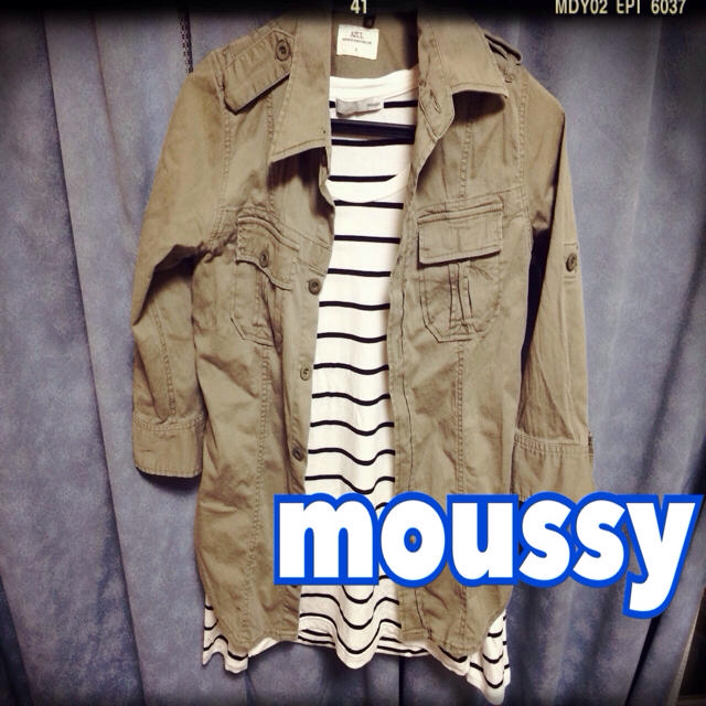 moussy(マウジー)のmoussyボーダーT＆AZULシャツ♡ レディースのトップス(Tシャツ(長袖/七分))の商品写真