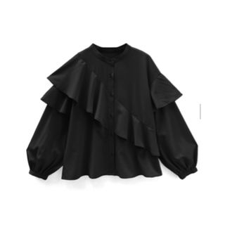 GRL - グレイル キャンディースリーブフリルデザインブラウス GRL - グレイル キャンディースリーブフリルデザインブラウス