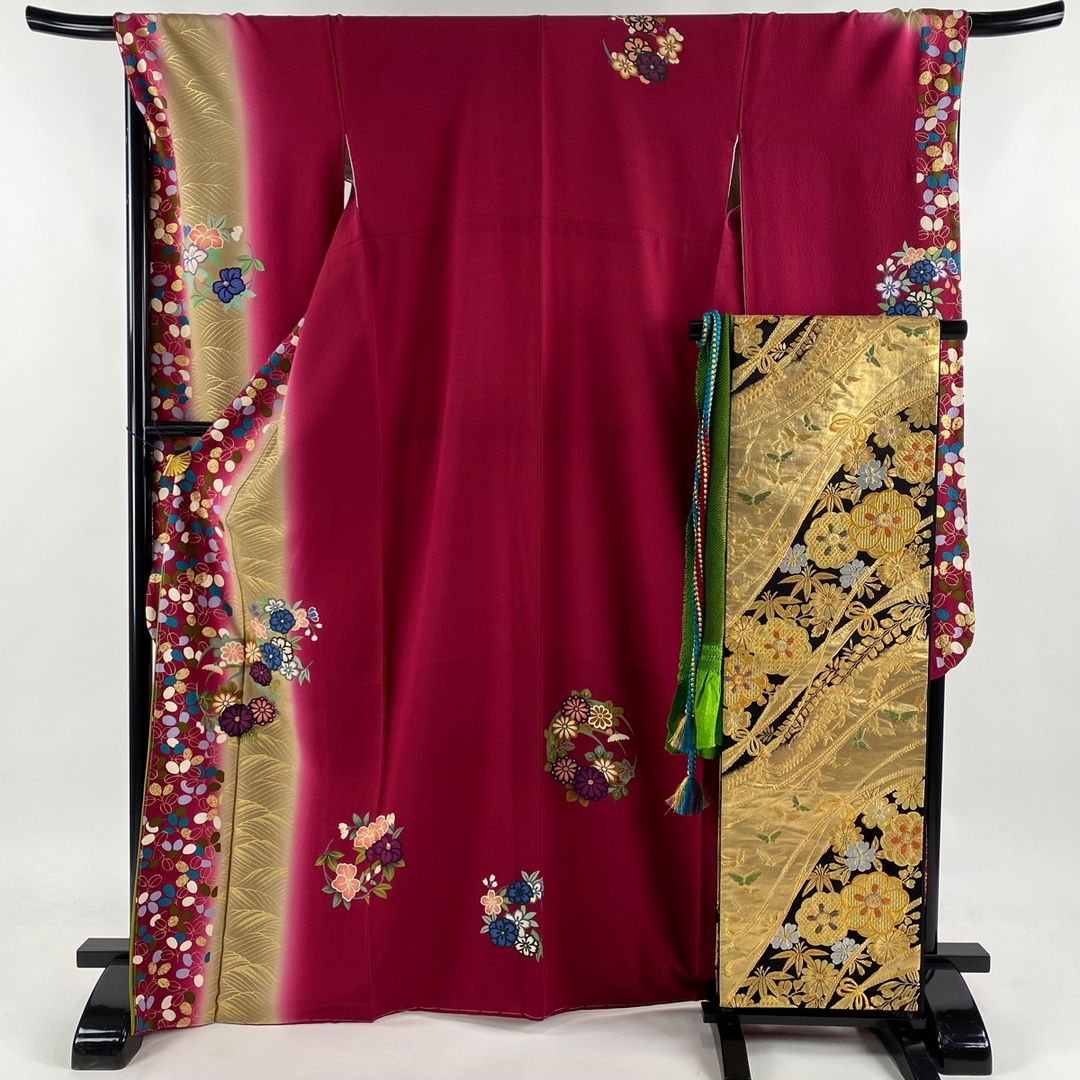 振袖 身丈167.5cm 裄丈68.5cm 正絹 名品 【中古】の通販 by 振袖 身丈167.5cm 裄丈68.5cm 正絹 名品 【中古】の通販 by