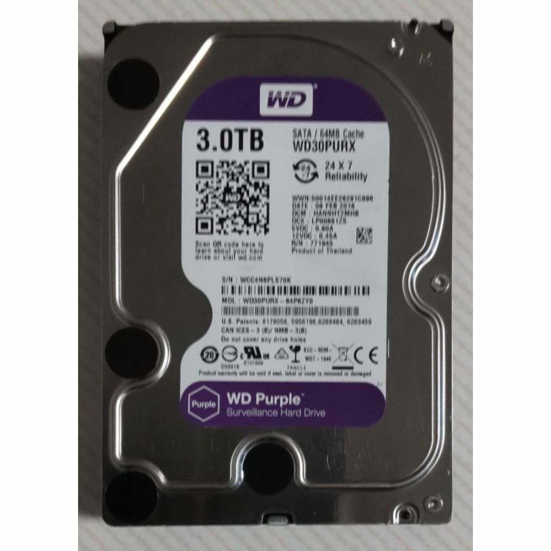Western Digital - DIGA 3TB増量修理交換用HDD DMR-BRT,BWT,BZT Western Digital - DIGA 3TB増量修理交換用HDD DMR-BRT,BWT,BZT