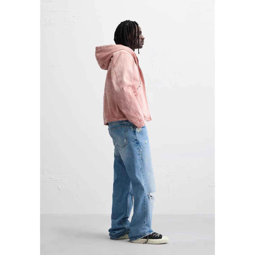 ZARA - 完売品 ZARA ウォッシュドフード付きジャケット S新品 ZARA - 完売品 ZARA ウォッシュドフード付きジャケット S新品