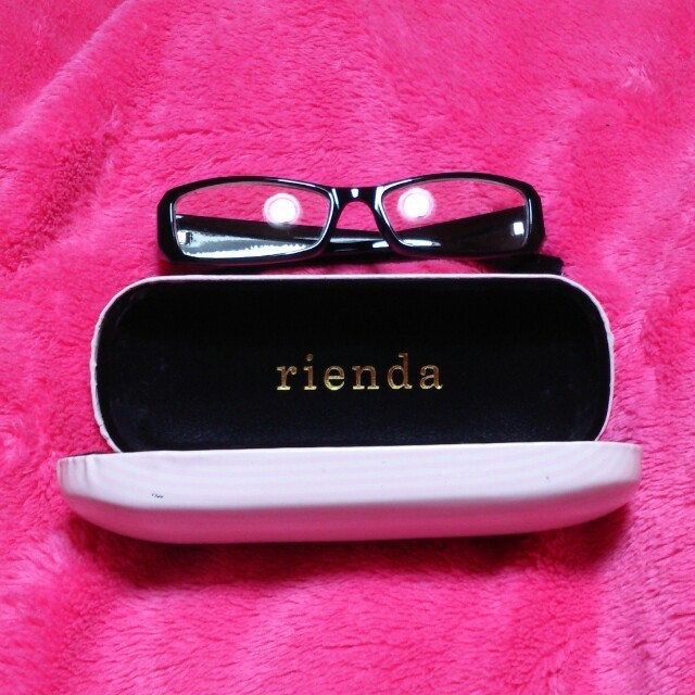 rienda(リエンダ)のリエンダ★ダテメガネ。 レディースのファッション小物(サングラス/メガネ)の商品写真