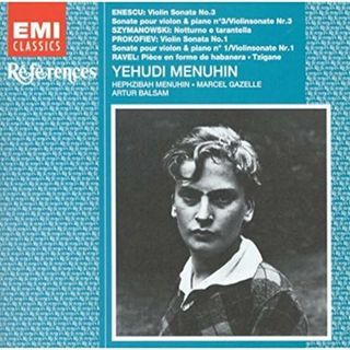 CD  YEHUDI MENUHIN MENUHIN PLAYS ENESCU, SZYMANOWSKI, PROKOFIEV 7243565936221  /00110(その他)