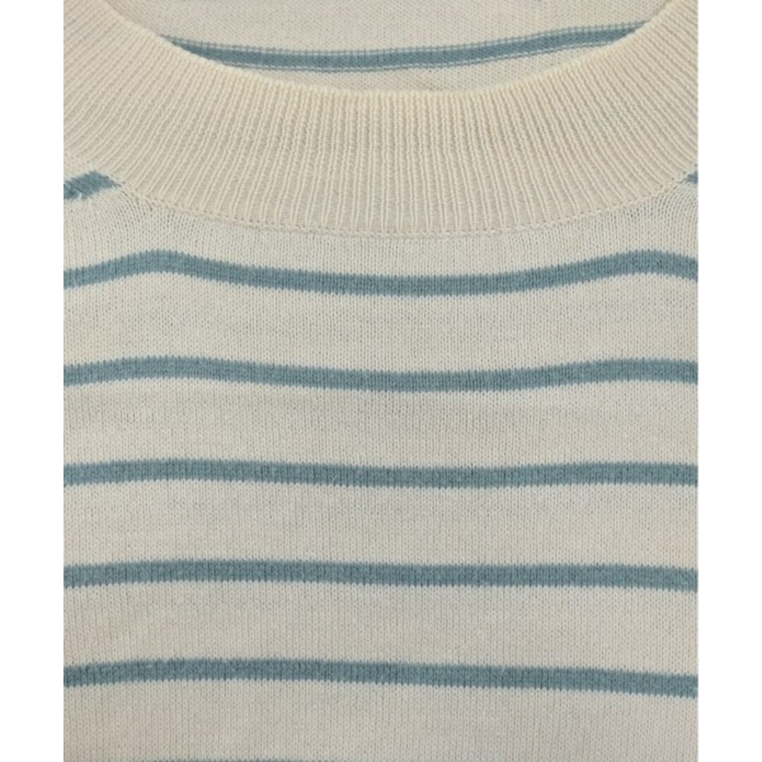 MARNI - MARNI ニット・セーター 48(XXL位) ベージュx水色