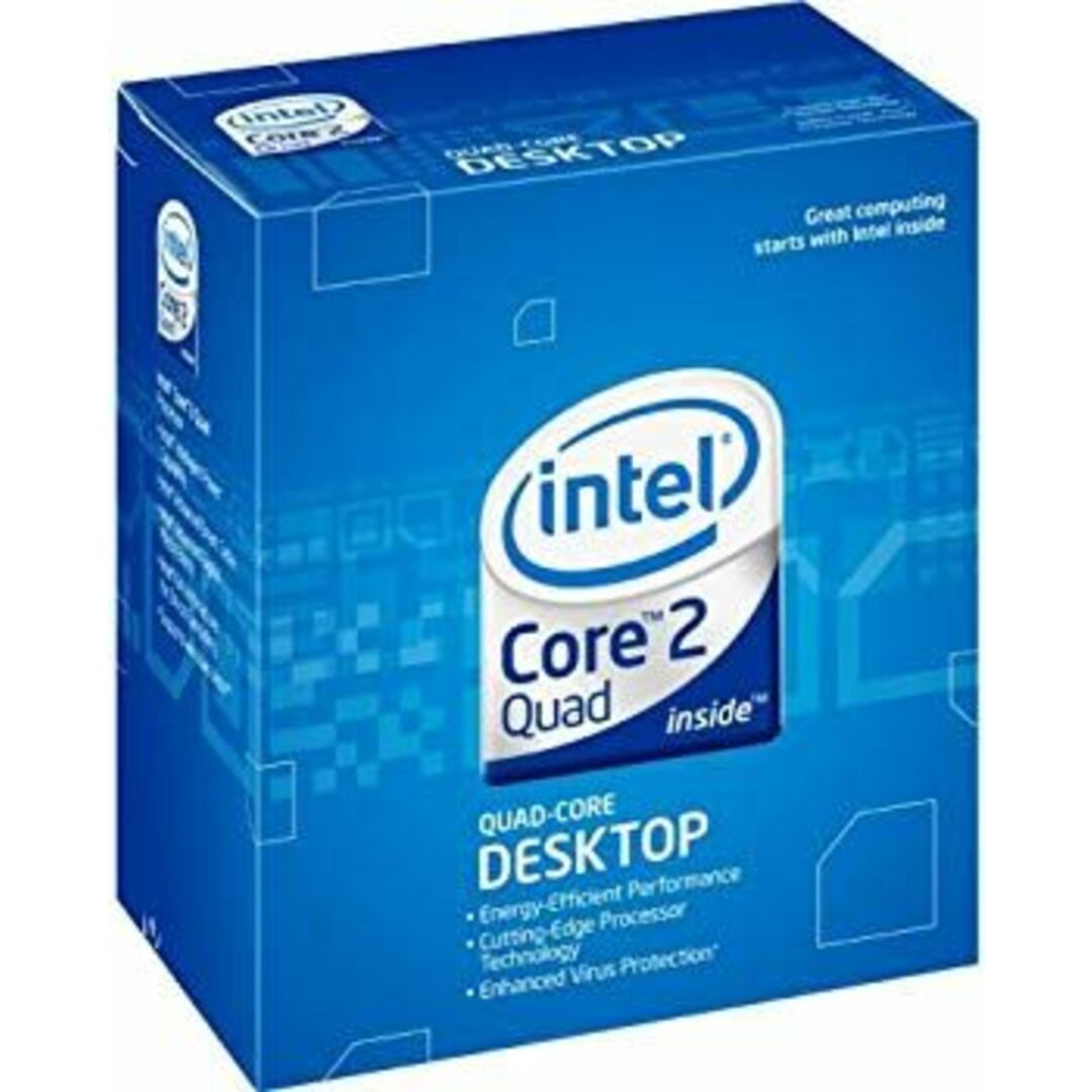 インテル Core 2 Quad Q6700 2.66GHz BOX BX80562Q6700 bme6fzu スマホ/家電/カメラのPC/タブレット(PCパーツ)の商品写真
