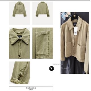 ZARA - ZARA ダブルフェイスショートジャケットの通販 by Maya's ZARA - ZARA ダブルフェイスショートジャケットの通販 by Maya's