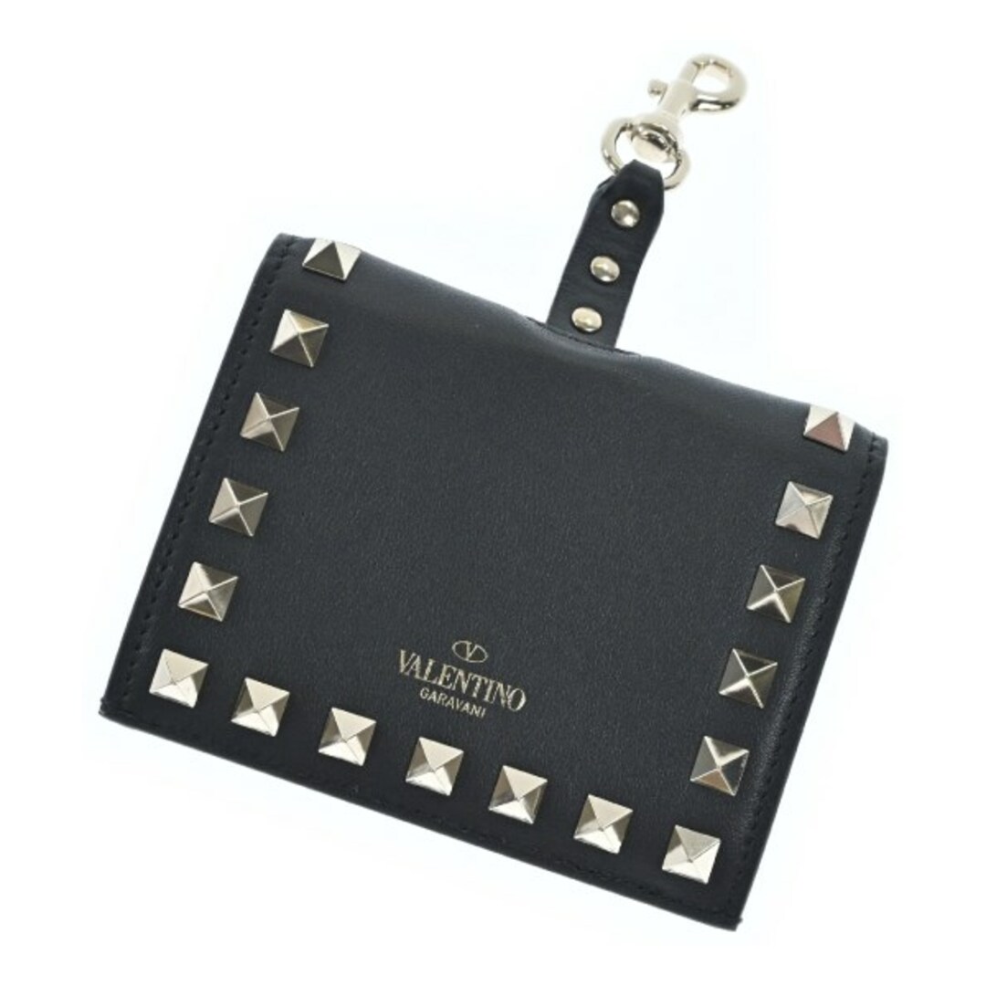 VALENTINO - VALENTINO ヴァレンティノ 財布・コインケース - 黒 VALENTINO - VALENTINO ヴァレンティノ 財布・コインケース - 黒