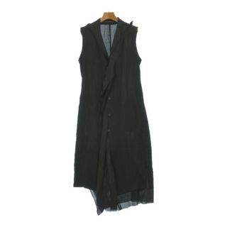 ヨウジヤマモト(Yohji Yamamoto)のYOHJI YAMAMOTO ヨウジヤマモト コート（その他） 2(S位) 黒 【古着】【中古】(その他)