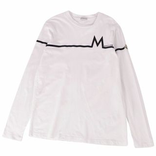 MONCLER - ☆希少☆ MONCLER Wワッペン ホワイト 半袖Tシャツ MONCLER - ☆希少☆ MONCLER Wワッペン ホワイト 半袖Tシャツ