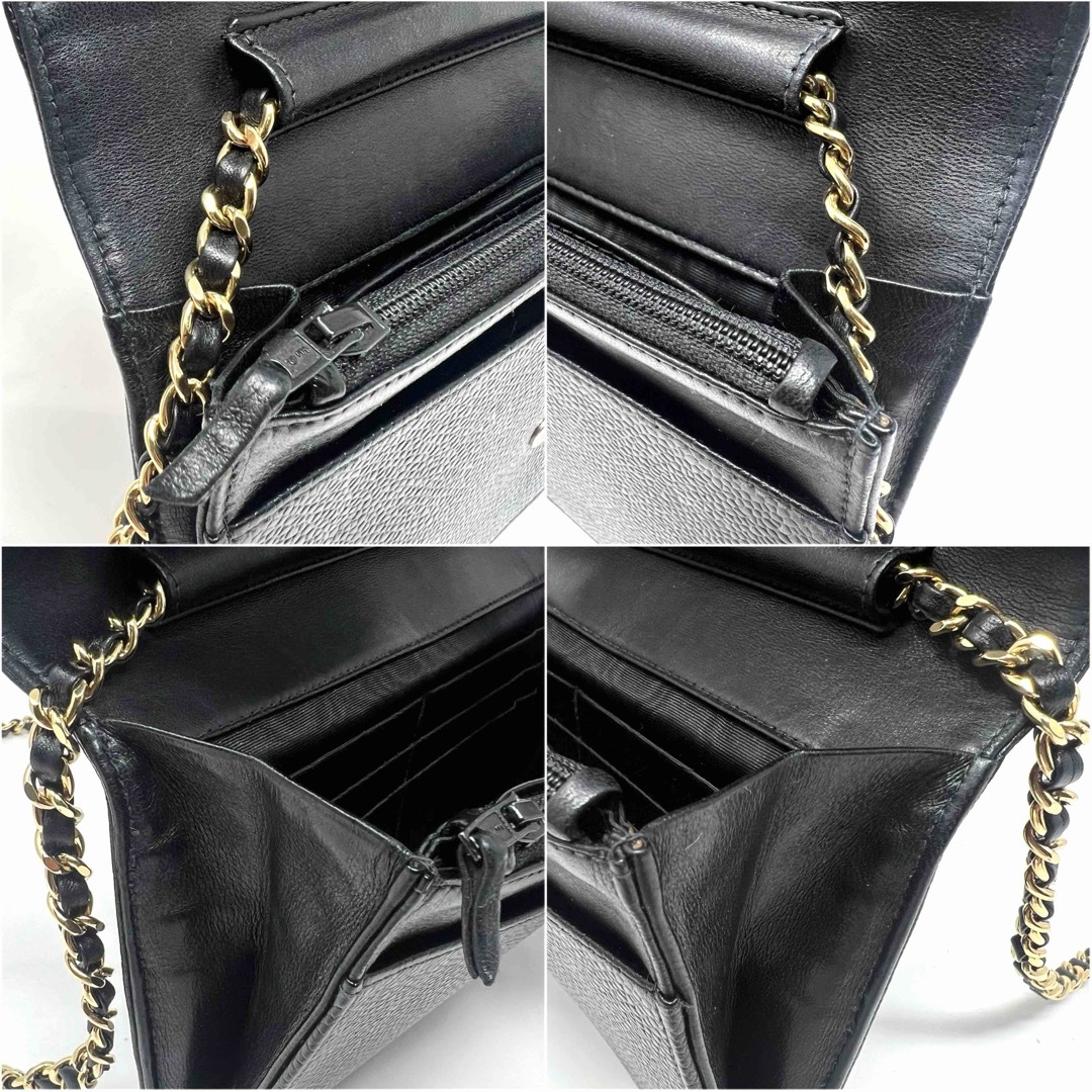 CHANEL - CHANEL シャネル キャビアスキン デカココ チェーン CHANEL - CHANEL シャネル キャビアスキン デカココ チェーン