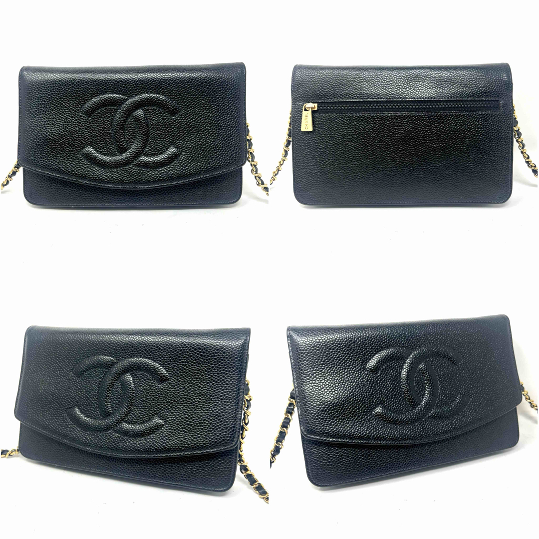 CHANEL - CHANEL シャネル キャビアスキン デカココ チェーン CHANEL - CHANEL シャネル キャビアスキン デカココ チェーン