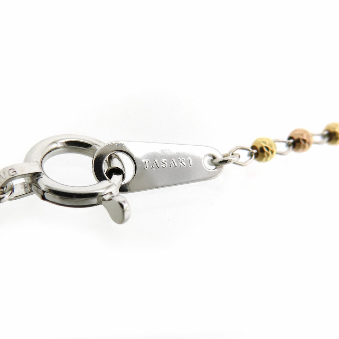 TASAKI - タサキ アコヤ パール ステーション ネックレス K18WG TASAKI - タサキ アコヤ パール ステーション ネックレス K18WG