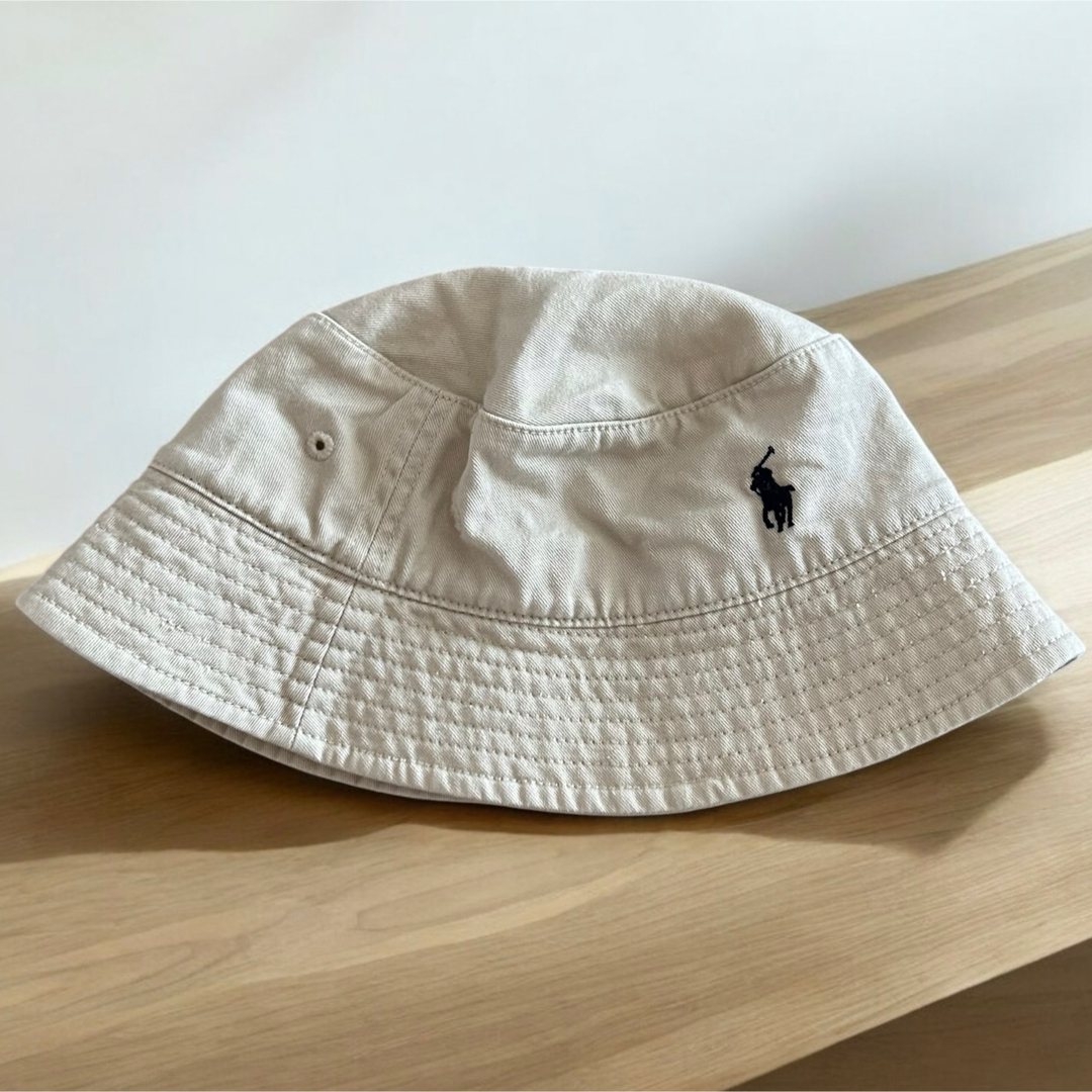 POLO RALPH LAUREN - 帽子 バケットハット ベージュ 50cm ポロ