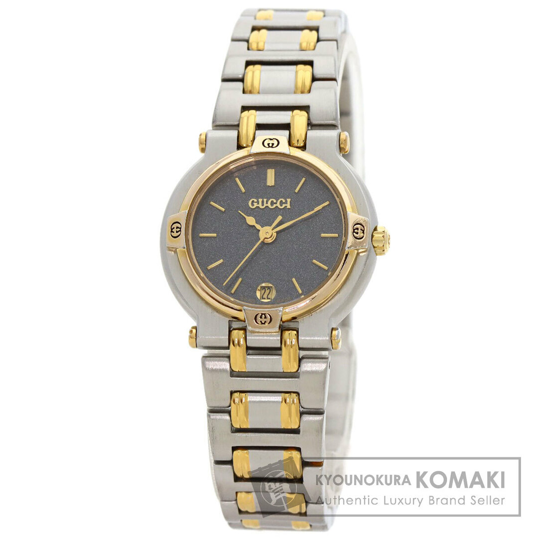 GUCCI - GUCCI 9000L ラウンドフェイス 腕時計 SS SSxGP GUCCI - GUCCI 9000L ラウンドフェイス 腕時計 SS SSxGP