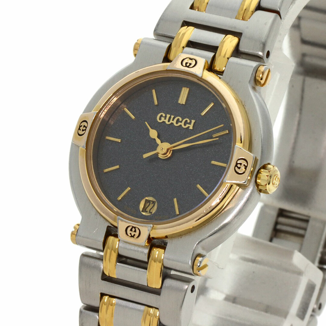 GUCCI - GUCCI 9000L ラウンドフェイス 腕時計 SS SSxGP GUCCI - GUCCI 9000L ラウンドフェイス 腕時計 SS SSxGP