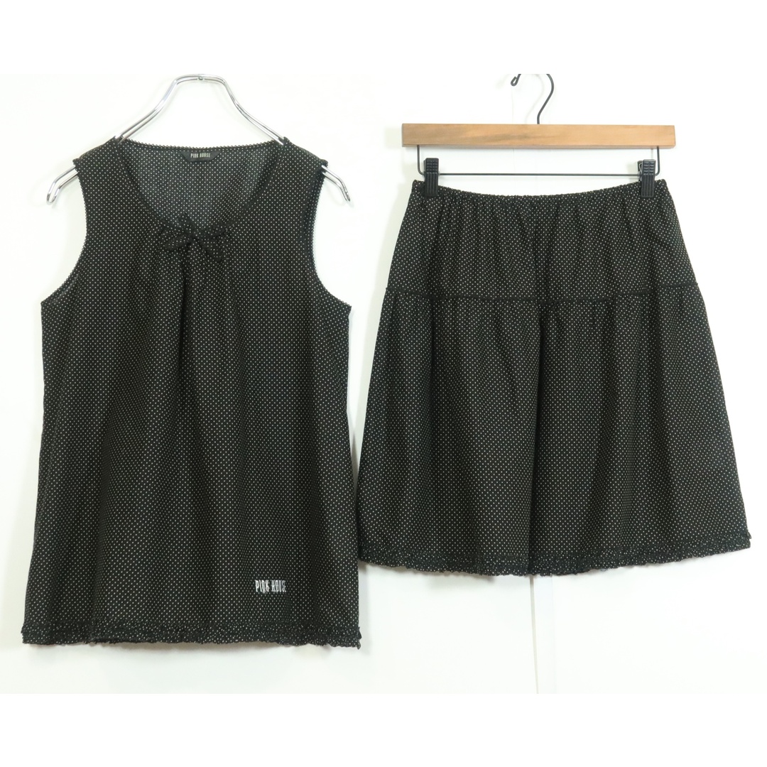 PINK HOUSE - 【美品】ピンクハウス☆上下セット ノースリーブ PINK HOUSE - 【美品】ピンクハウス☆上下セット ノースリーブ