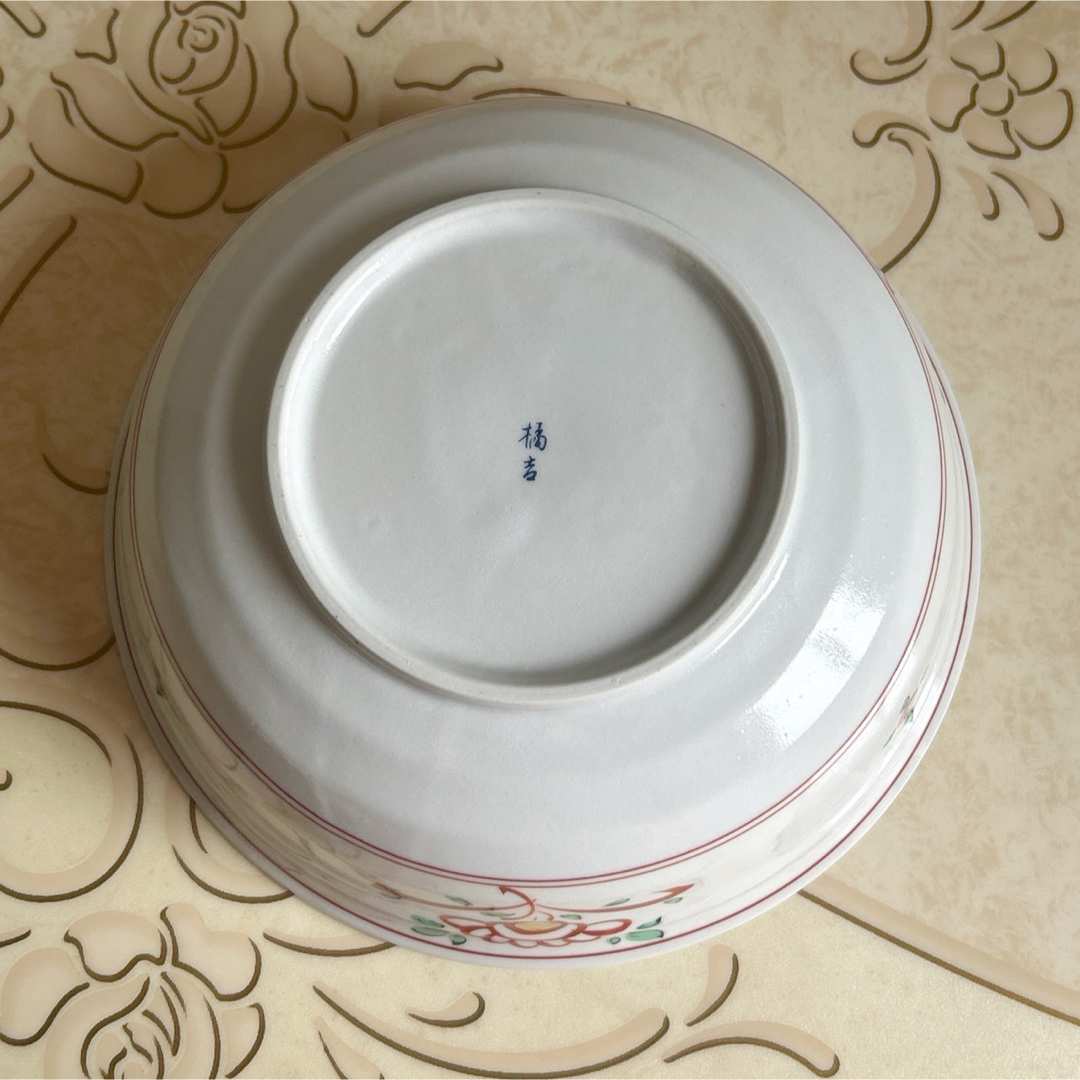 たち吉 - たち吉 赤絵 盛鉢 大鉢 煮物鉢 金彩 深皿 中鉢 花紋 和 たち吉 - たち吉 赤絵 盛鉢 大鉢 煮物鉢 金彩 深皿 中鉢 花紋 和