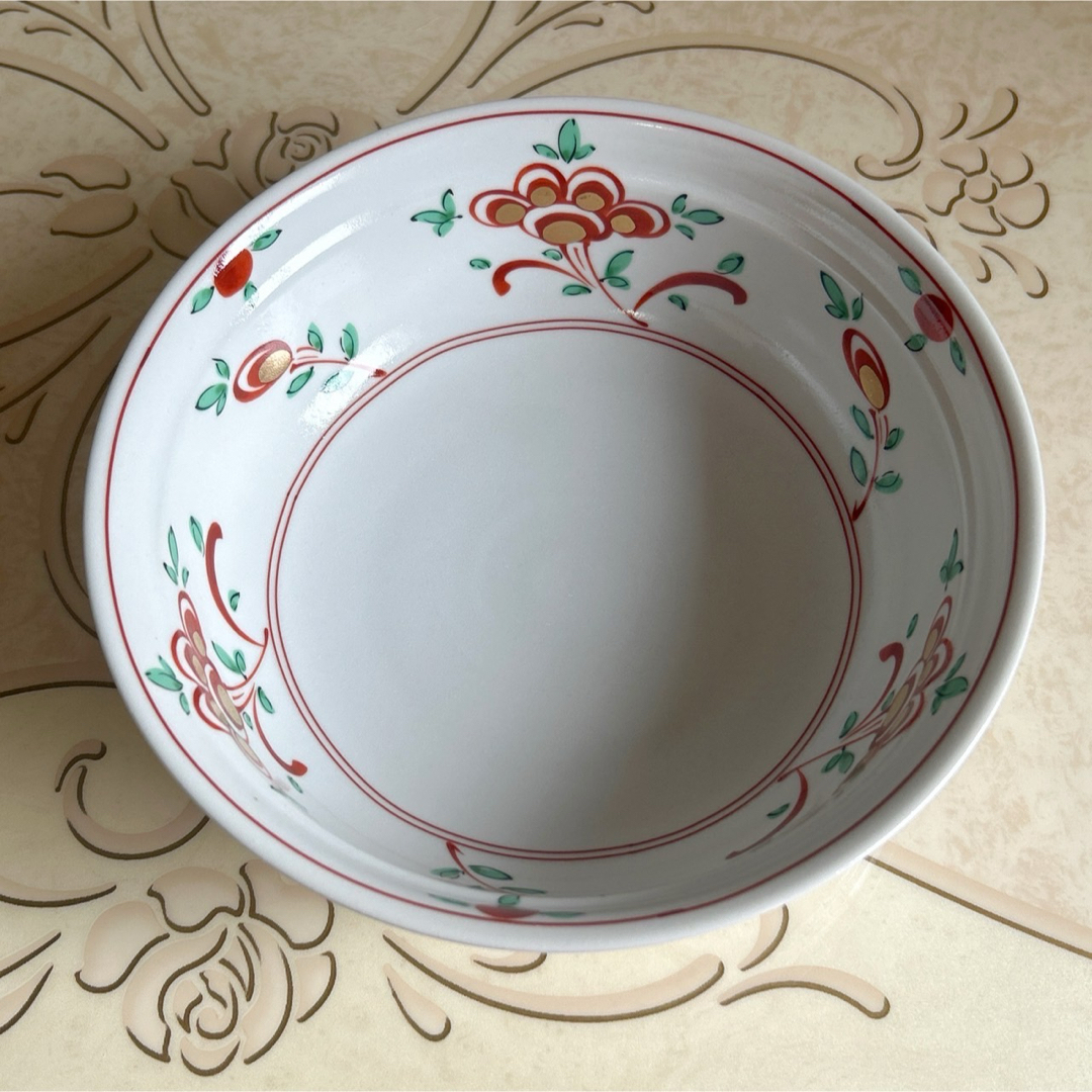 たち吉 - たち吉 赤絵 盛鉢 大鉢 煮物鉢 金彩 深皿 中鉢 花紋 和 たち吉 - たち吉 赤絵 盛鉢 大鉢 煮物鉢 金彩 深皿 中鉢 花紋 和