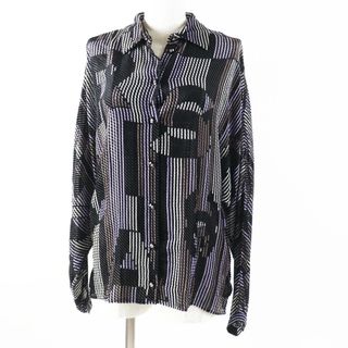 CHANEL - シャネル CHANEL Size:40 総柄 シアー シルク 長袖 CHANEL - シャネル CHANEL Size:40 総柄 シアー シルク 長袖