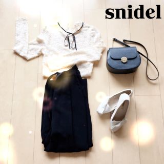 スナイデル(SNIDEL)のsnidel カットレースPO(カットソー(長袖/七分))