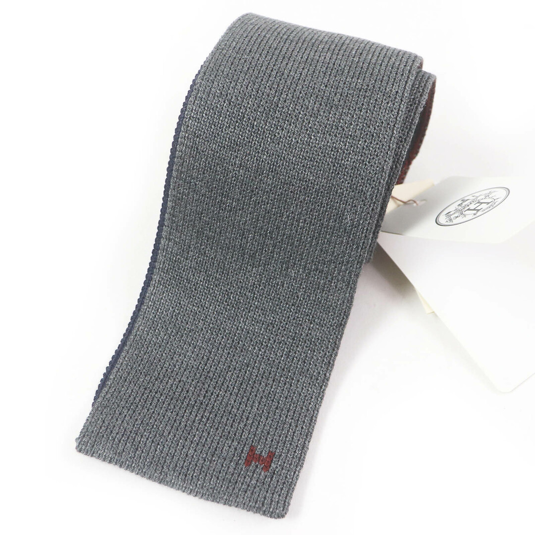 [宅送] HERMES Hロゴ シルク100％ エルメス 未使用品□HERMES - 小物