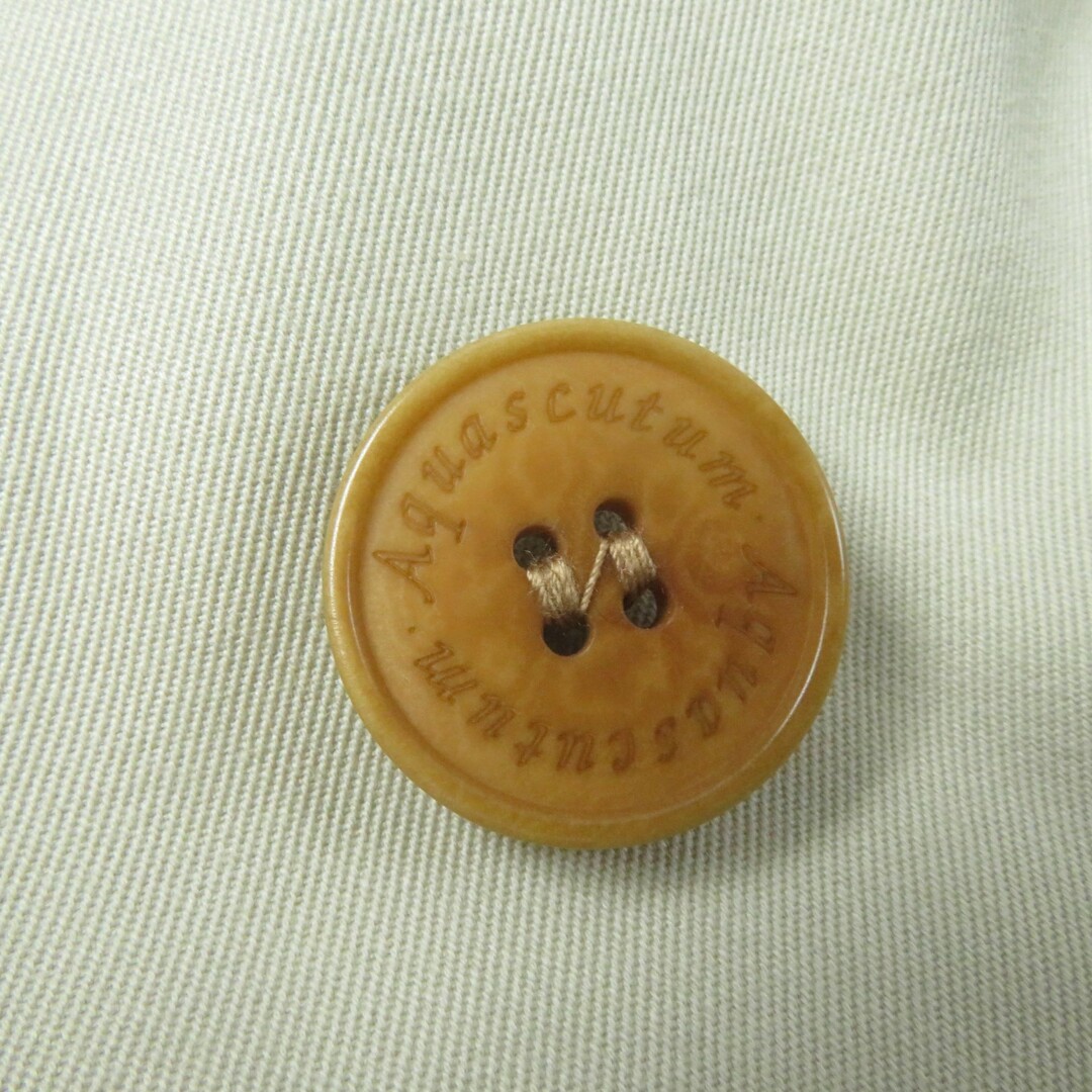 極美品☆Aquascutum アクアスキュータム コットン100％ 比翼