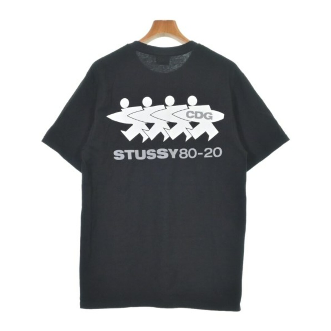 STUSSY - STUSSY ステューシー Tシャツ・カットソー M 黒 【古着 STUSSY - STUSSY ステューシー Tシャツ・カットソー M 黒 【古着