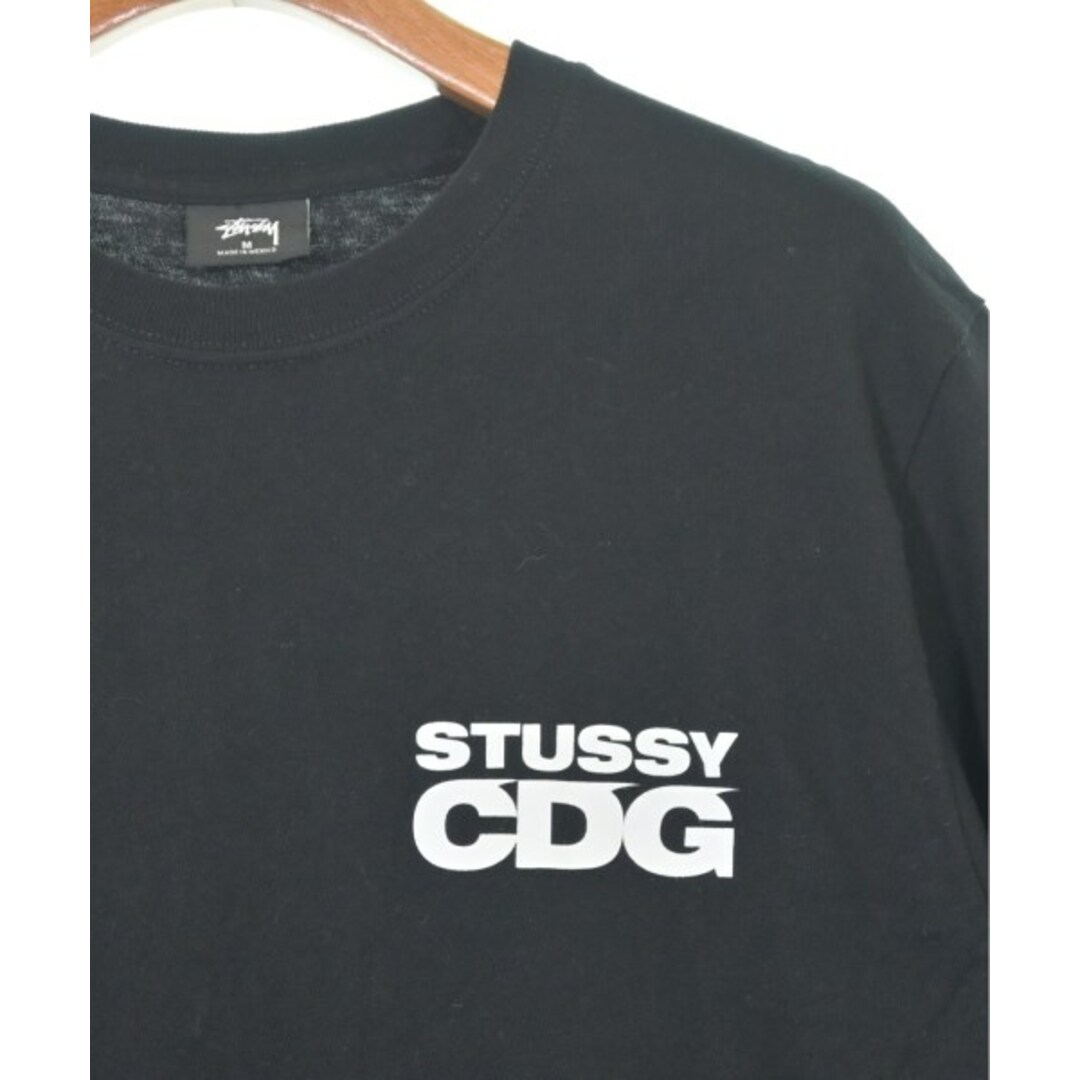 STUSSY - STUSSY ステューシー Tシャツ・カットソー M 黒 【古着 STUSSY - STUSSY ステューシー Tシャツ・カットソー M 黒 【古着