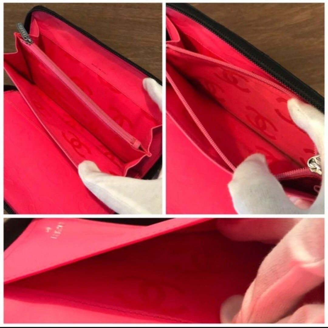 CHANEL - CHANELカーボンライン長財布の通販 by spring 's shop CHANEL - CHANELカーボンライン長財布の通販 by spring 's shop