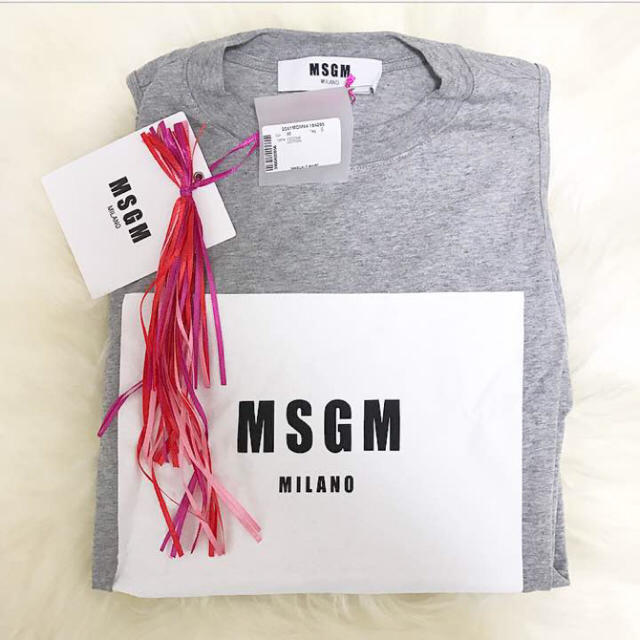 MSGM(エムエスジイエム)の新品未使用 タグ付き MSGM  タンクトップ Tシャツ レディースのトップス(タンクトップ)の商品写真