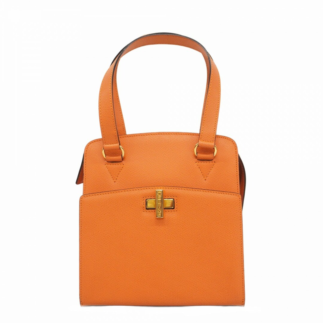 CELINE - 【5dc4016】セリーヌ ハンドバッグ レザー オレンジ CELINE - 【5dc4016】セリーヌ ハンドバッグ レザー オレンジ