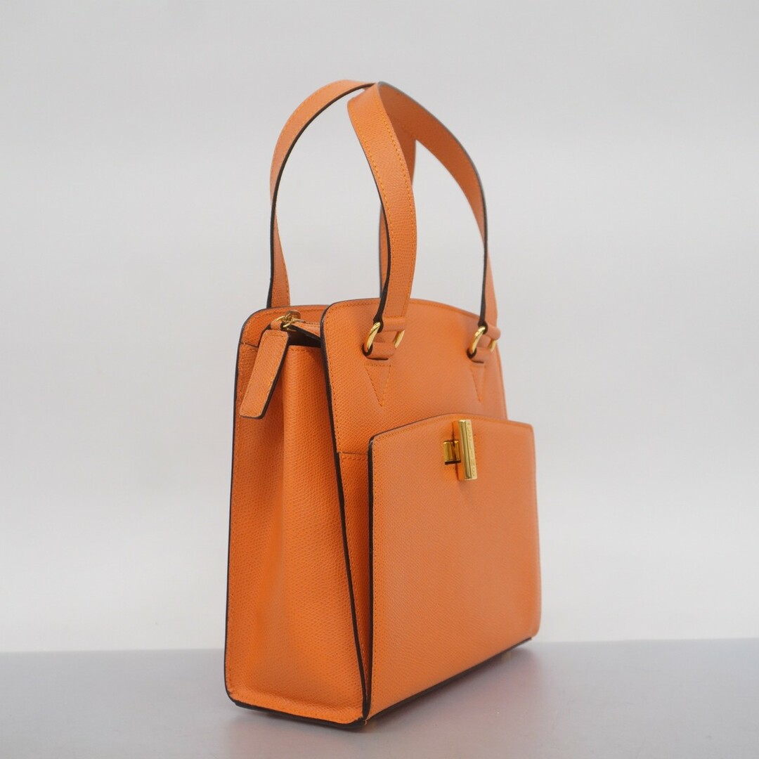 CELINE - 【5dc4016】セリーヌ ハンドバッグ レザー オレンジ CELINE - 【5dc4016】セリーヌ ハンドバッグ レザー オレンジ