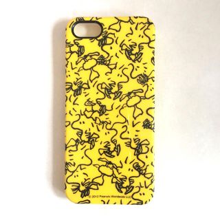 スヌーピー(SNOOPY)の【美品】ピーナッツ ウッドストック iPhone5/5s ケース(iPhoneケース)