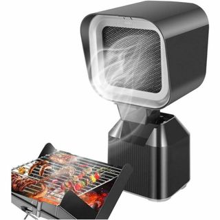 新品 卓上レンジフード 卓上換気扇 焼肉煙吸引機 ポータブル 卓上吸煙機(調理機器)