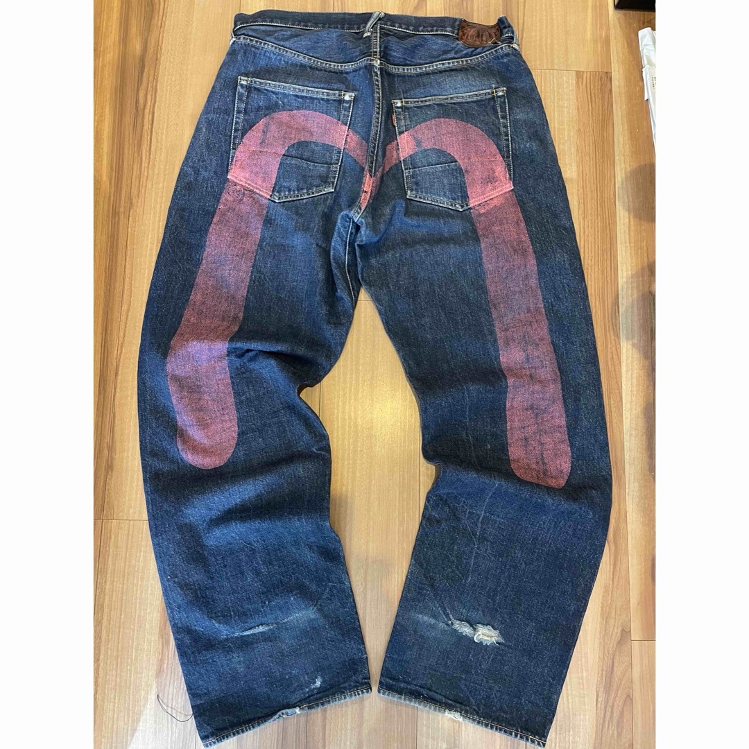 EVISU - サイズ38 ピンク大黒 虎耳 2001 NO2 エヴィス エビスの EVISU - サイズ38 ピンク大黒 虎耳 2001 NO2 エヴィス エビスの