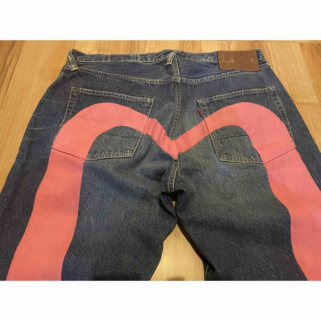 EVISU - サイズ34 ピンク大黒 塩谷 セコハン パリ 美品 エヴィス EVISU - サイズ34 ピンク大黒 塩谷 セコハン パリ 美品 エヴィス