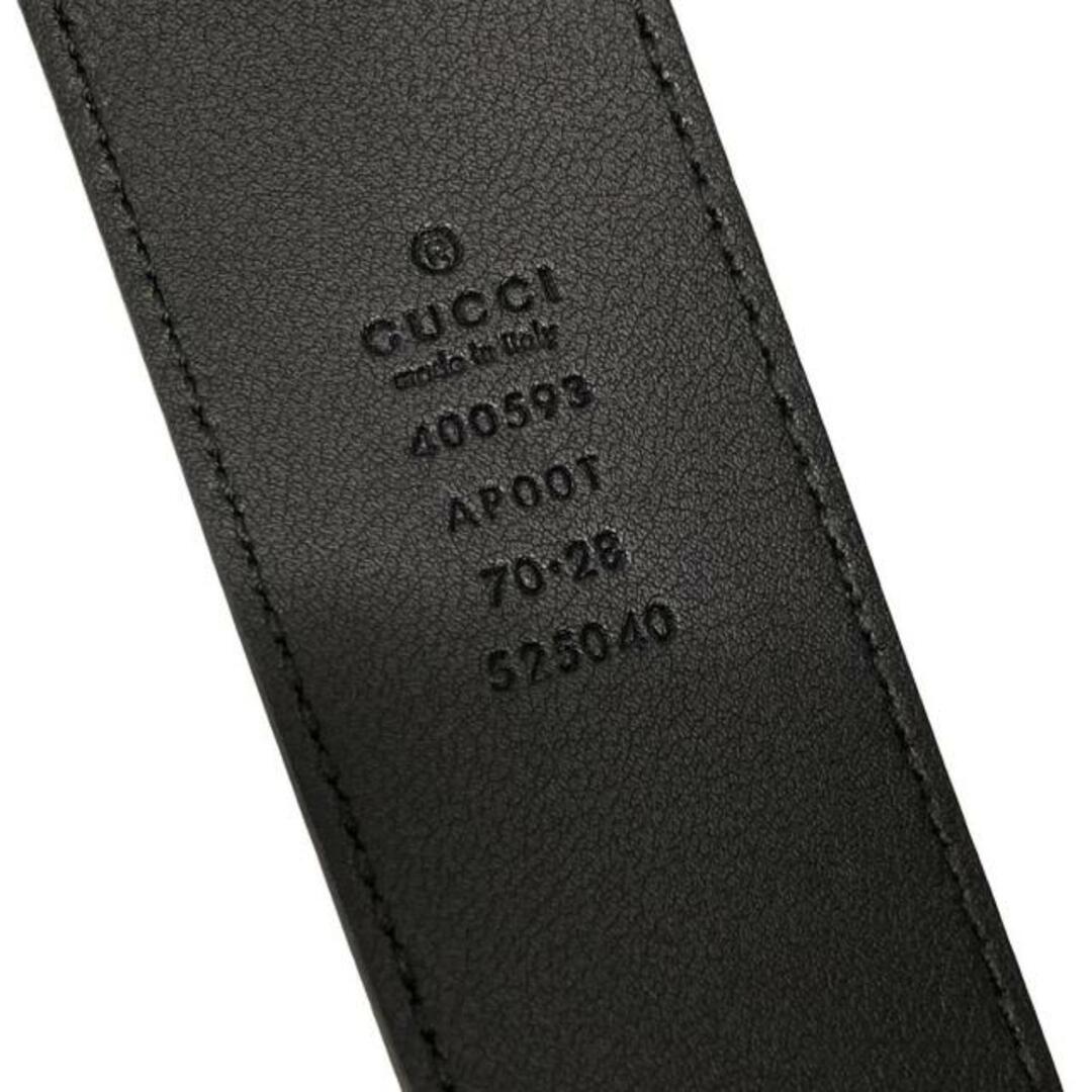 GUCCI - GUCCI(グッチ) ベルト 70-28 GGマーモント 400593 黒 GUCCI - GUCCI(グッチ) ベルト 70-28 GGマーモント 400593 黒