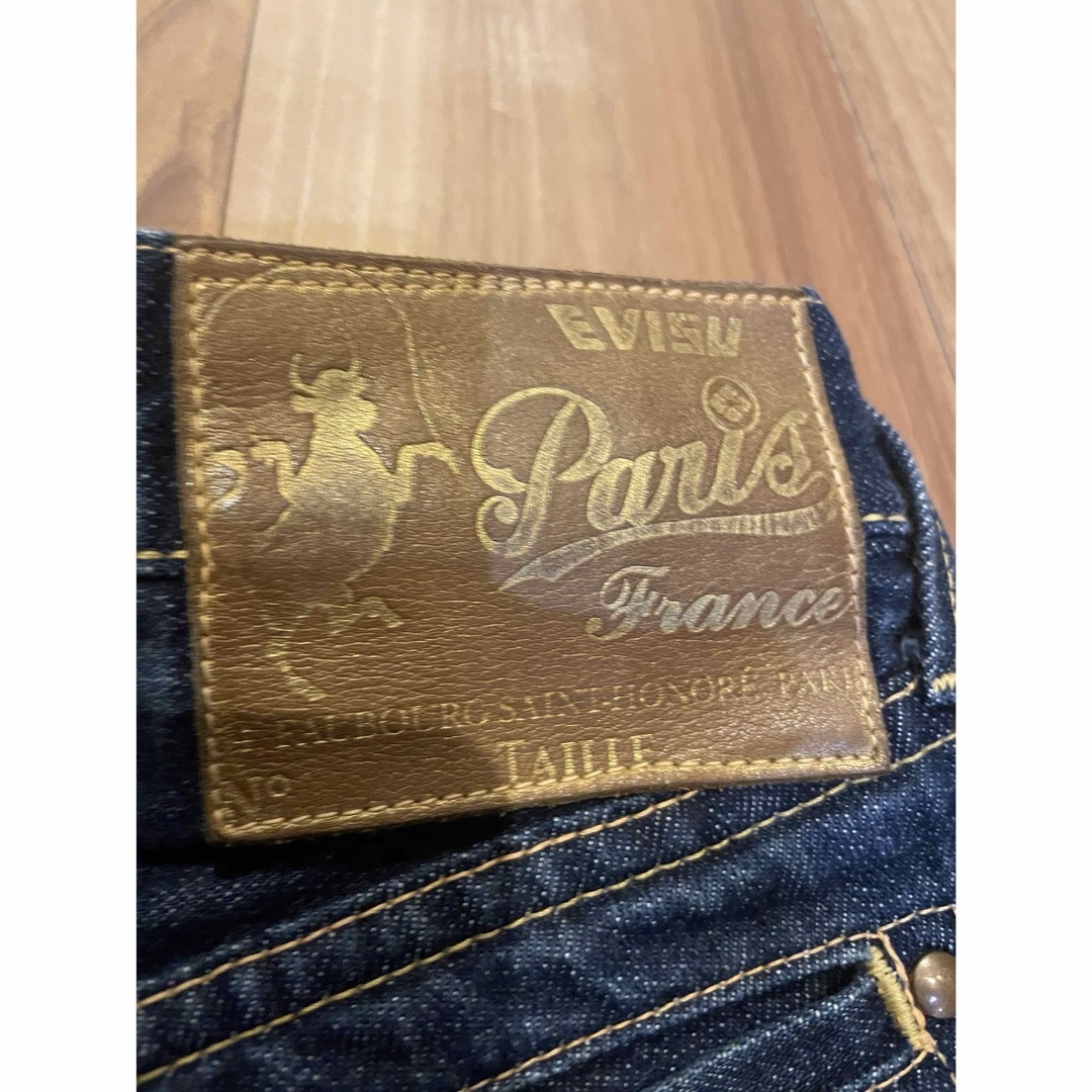 EVISU - サイズ32 切り抜き大黒 ドクロ パリ 赤耳 エヴィス EVISU - サイズ32 切り抜き大黒 ドクロ パリ 赤耳 エヴィス