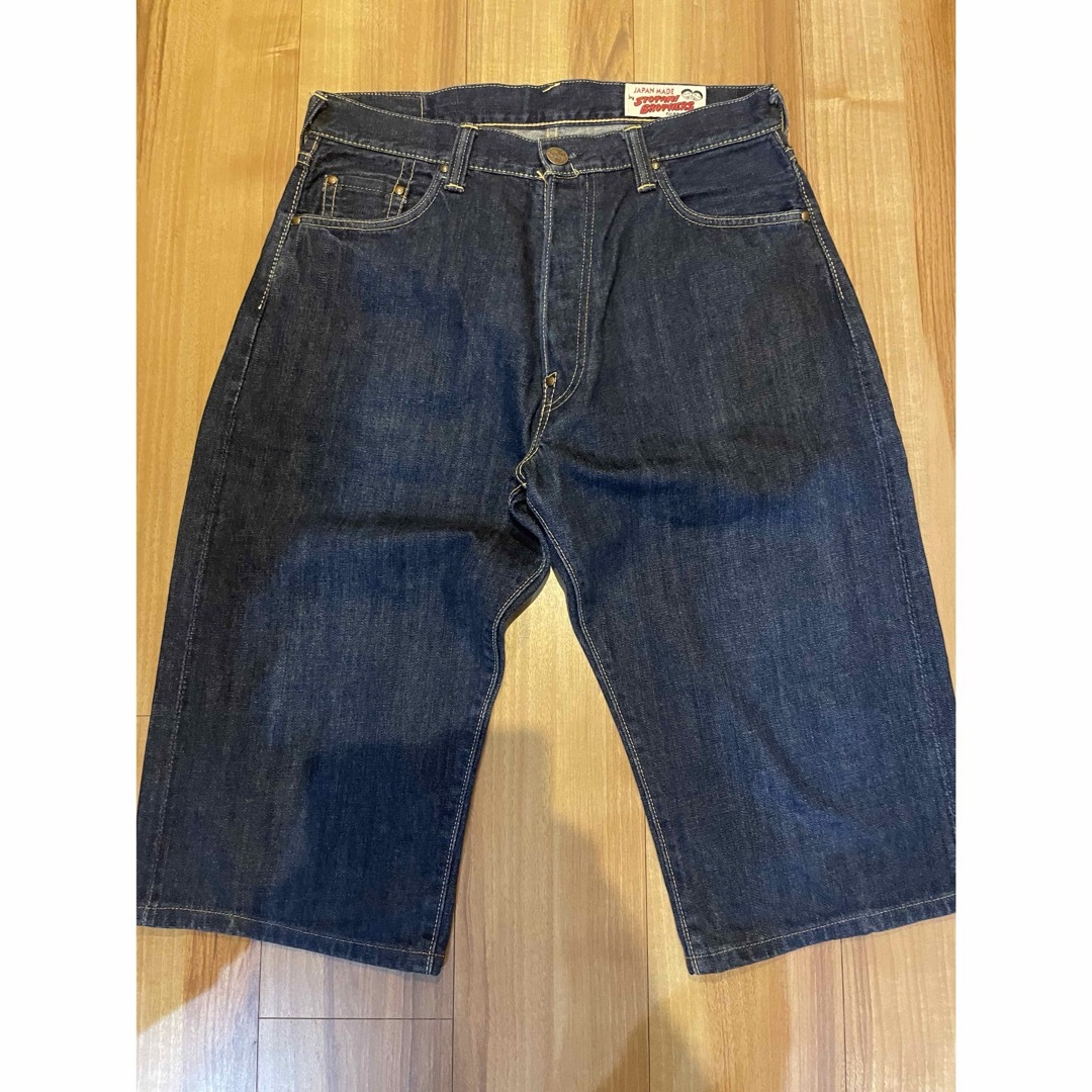 EVISU - サイズ32 切り抜き大黒 ドクロ パリ 赤耳 エヴィス EVISU - サイズ32 切り抜き大黒 ドクロ パリ 赤耳 エヴィス